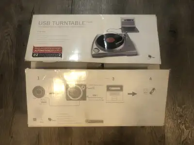 Ion usb turntable New - never used Converts vinyl to digital Make a reasonable offer