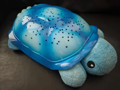 Cloud B Twilight Turtle - Blue - eases fear of the dark - projects actual star constellations in 3 s...