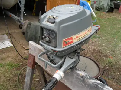 Runs very well, needs a little TLC. Tank tested and tuned up. Motor is late 1960’s. Stored inside ga...