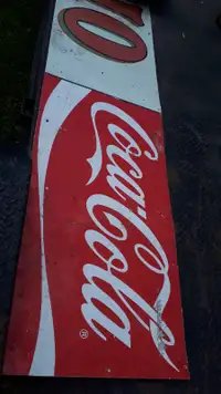 Vintage Coke sign. Master Feeds sign