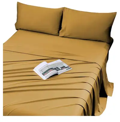 Queen bed sheet- 1 Flat Sheet, 1 Fitted Sheet, 2 Pillowcases, View more