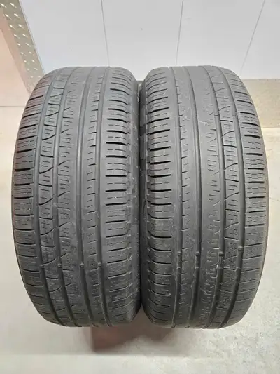 Two Pirelli Scorpion Verde all season tires. 235/55R19 good condition pair if you need two at an aff...