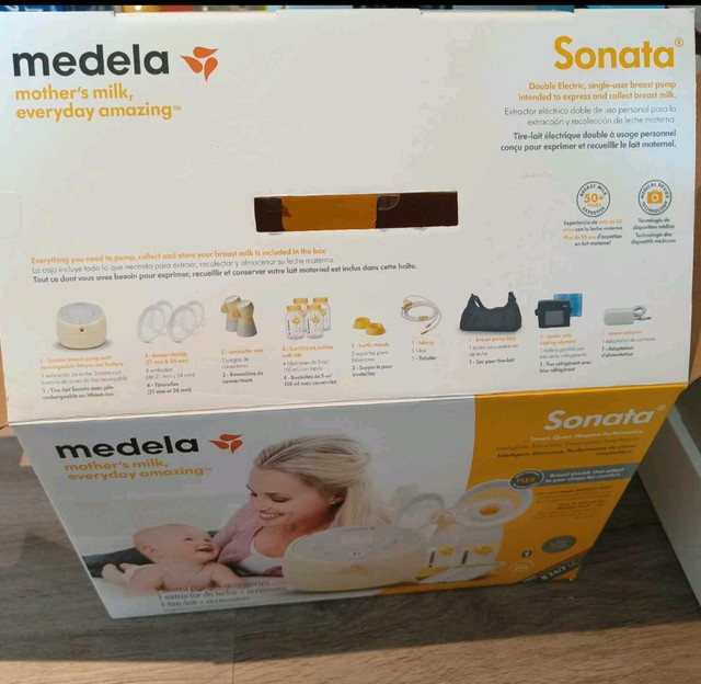 Medela Sonata double electric breast pump for sale in Feeding & High Chairs in Calgary
