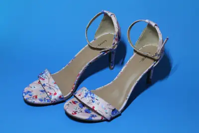 Women's Floral Knotted High Heel Sandals, View more