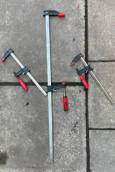 Lot de 3 serre-joints de qualité (Bessey et Workforce), View more
