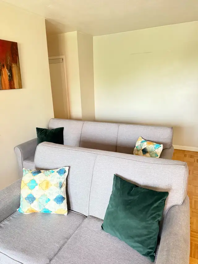 ** MUST GO ASAP** Pair of Grey Sofas – Stylish in Couches & Futons in Mississauga / Peel Region - Image 3