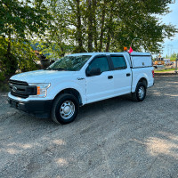 2018 FORD F150 CREW CAB  4x4 WITH CANOPY, 57,000 Kms.