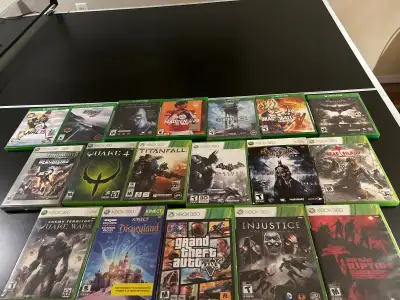 19 Assorted Xbox 360 and Xbox One games, View more