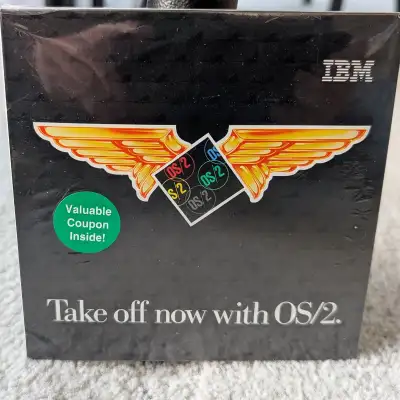 Vintage 1994 Unopened IBM OS/2 Upgrade Diskettes, View more