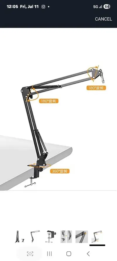 Pop Free Studio Microphone Stand, View more