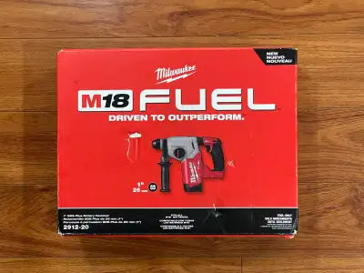 Milwaukee M18 FUEL 18V Brushless 1 -inch SDS-Plus Rotary Hammer , View more