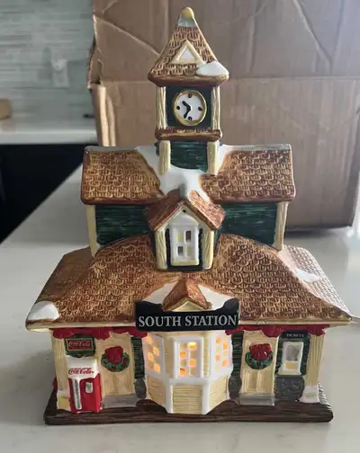 Coca-Cola Town Square Collection "South Station" Christmas Villa, View more