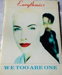 EURYTHMICS WE TOO ARE ONE - MUSIC SONG BOOK VINTAGE RARE
