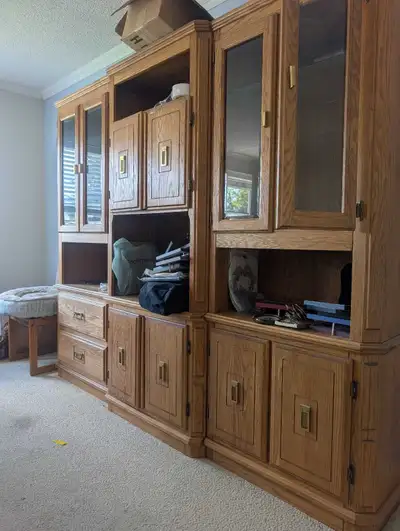 Oak China Cabinet, View more