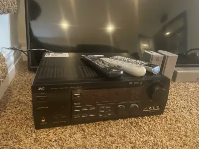 Excellent condition surround system and TV.