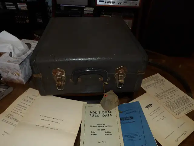 Stark model 9-66A tube tester, CONSIDERING TRADES in Stereo Systems & Home Theatre in Gatineau - Image 3