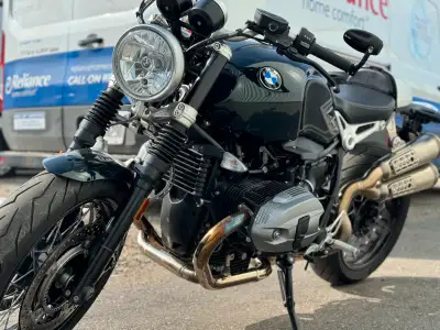 Beautiful BMW R nineT with numerous modifications: *First-generation spoke wheels *Seat hump *BMW du...