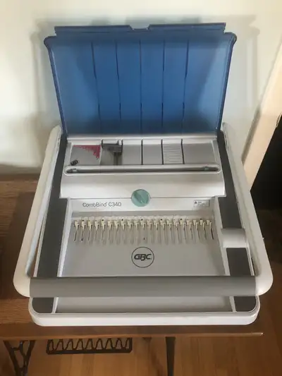 GBC C340 CombBind Document Booklet Binding Machine, View more