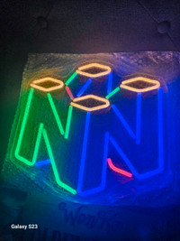 Neon Light Sign Lumière Nintendo LED USB 3D Brand New 