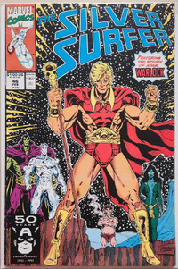 Marvel Comics Silver Surfer Vol 3 #46 Return Of Adam Warlock 4.0