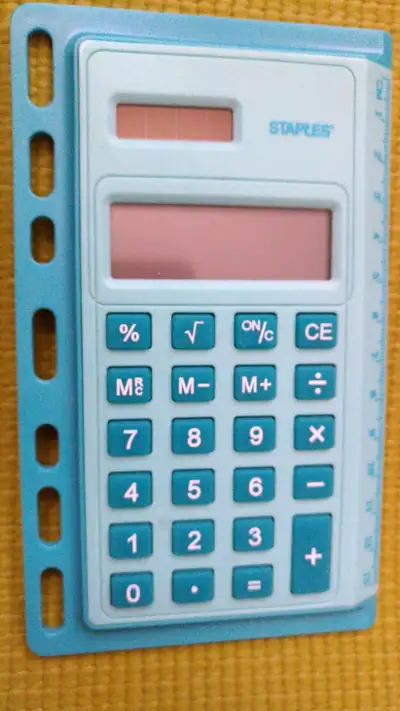 Binder Staples calculator, View more