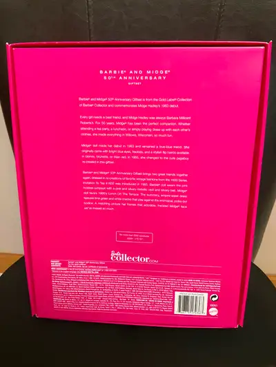 Barbie and Midge 50th Anniversary. New. $200.00