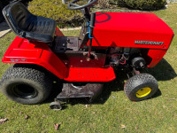 Mastercraft lawn tractor riding mower 