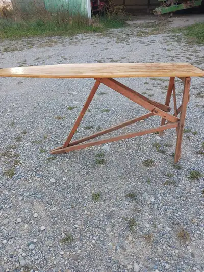 Wooden folding ironing board, View more