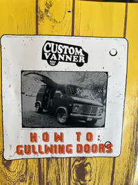 Chevy g series gulwing door kit boogie van 