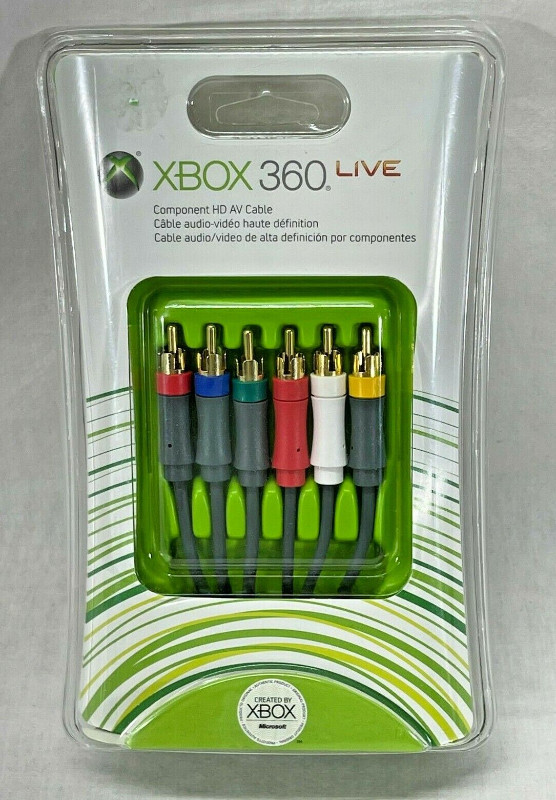 Xbox 360 Component HD AV Cable in XBOX 360 in Edmonton