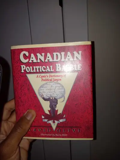 Book by David Olive. A Cynic's Dictionary of Political Jargon. Illustrated by Barry Blitt.