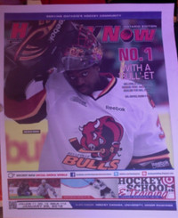 ORIGINAL HOCKEY NOW MAGAZINE/ NEWSPAPER MALCOLM SUBBAN COVER