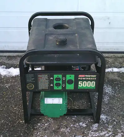 Coleman Powermate Powerbase 5000 Portable Generator - Used, View more