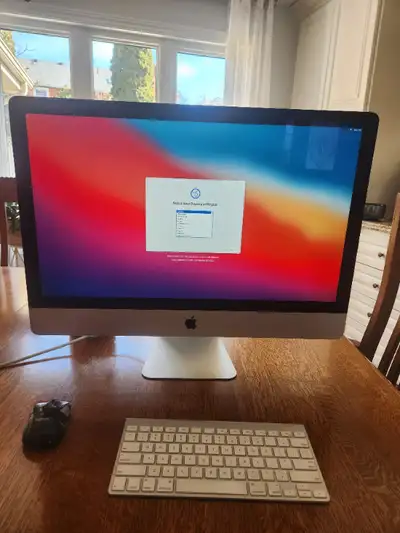 Mac os big sur Ver 11.7.10 27 inch 5k display 4 ghz quad core intel core 17 32 gb 1600 mhz ddr3 Amd...