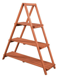 Wooden Ladder Plant Stand