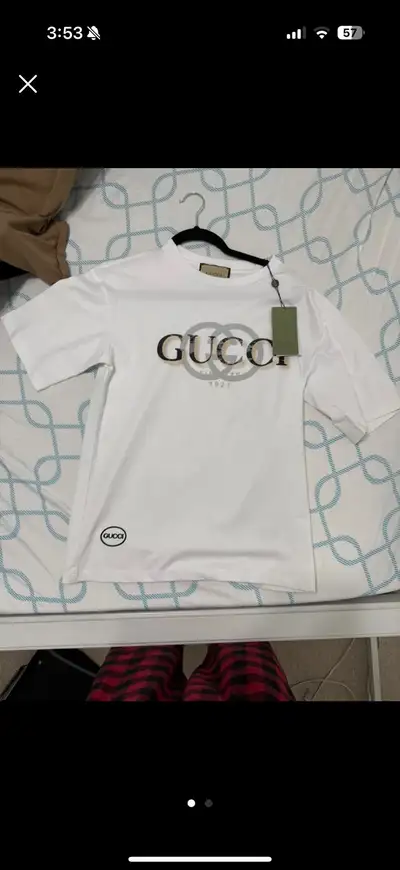 White Gucci shirt, View more