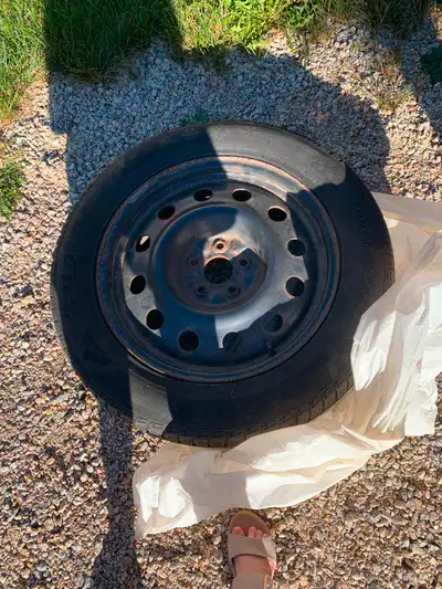 4 Haida Alpine tires on steel rims. Excellent condition. Sold my Acura RDX