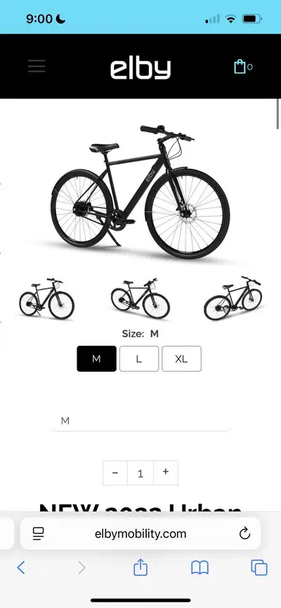 BRAND NEW Elby Urban E-Bike – Size M | Save $500, View more