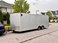 Enclosed Car Hauler Trailer 8.5 x 20' V-Nose