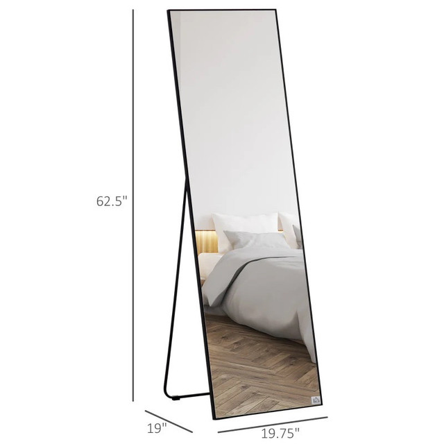 Full length mirror black or brown  in Home Décor & Accents in Markham / York Region - Image 2