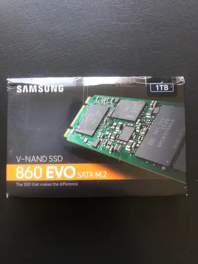 Samsung 860 EVO 1TB SATA M.2 SSD, View more