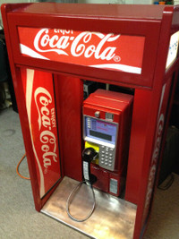 Coca Cola Real Public Payphone Rare, Collector item.