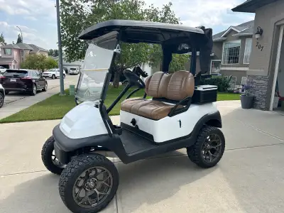 Use golf cart in great condition, Trading up for a brand new electric golf cart This golf cart comes...