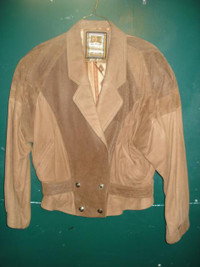 1980s Womens suede coat.