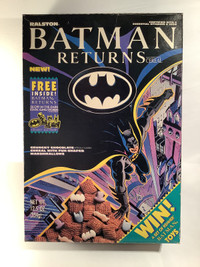 Batman Returns , Batman Forever & Spider-Man Cereal Boxes ( 5 ) 