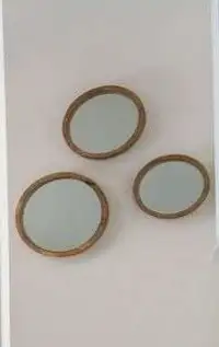 Set of 3 Round Mirrors