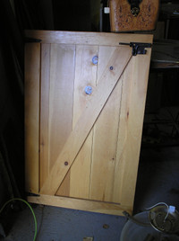 Mini Wood Barn Door, Bi - Fold Door