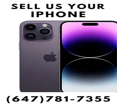 SELL US   YOUR IPHONE -   SELL IT TODAY IN THE GTA!