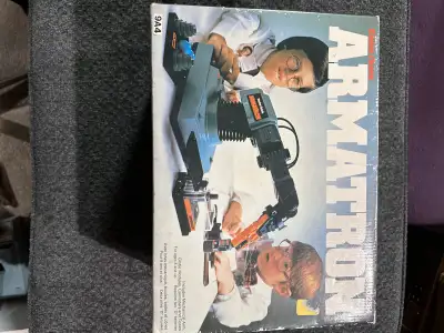 Vintage Radio Shack Armatron Robot Arm Toy In Original Box 60-2364 missing closed module missing 2 c...
