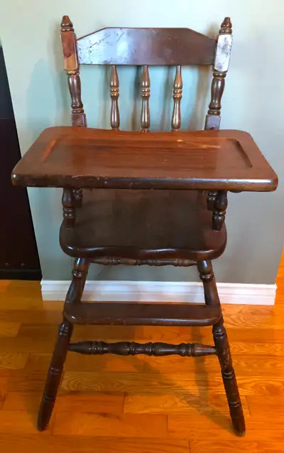 SOLID WOOD HIGH CHAIR, View more
